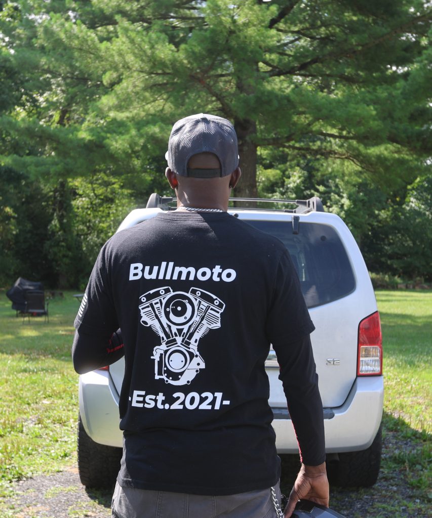 Black Crew Neck Knucklehead Engine