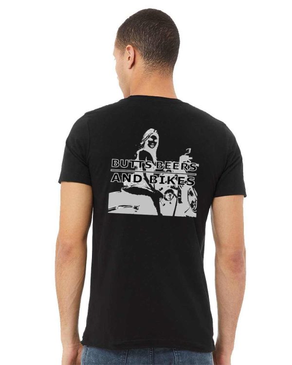 Butts, Beers And Bikes motorcycle tshirt